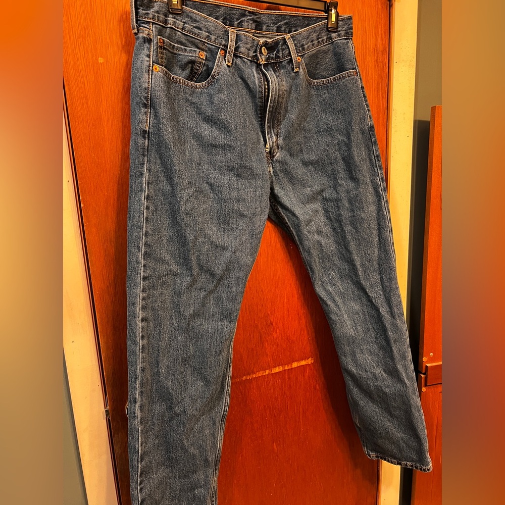 Levi's 505 Relaxed Fit Blue Jeans